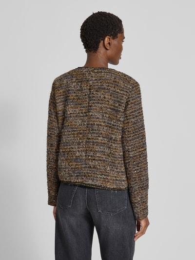 WHITE LABEL Blazer in Bouclé-Optik Gold 5