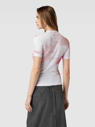 Calvin Klein Jeans T-shirt in batiklook Rosé - 5