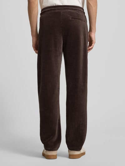 MCNEAL Sweatbroek met elastische band Chocoladebruin - 5