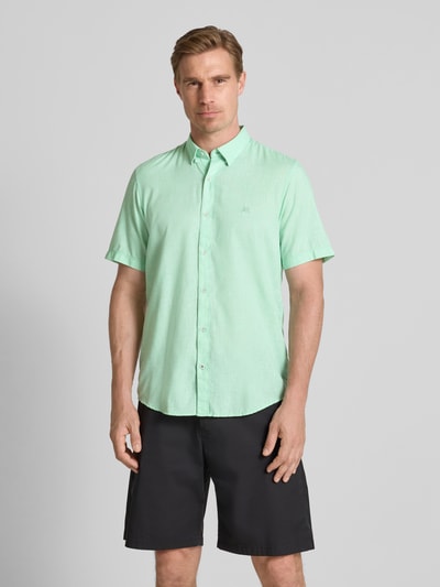 Lerros Freizeithemd mit Knopfleiste Mint 4