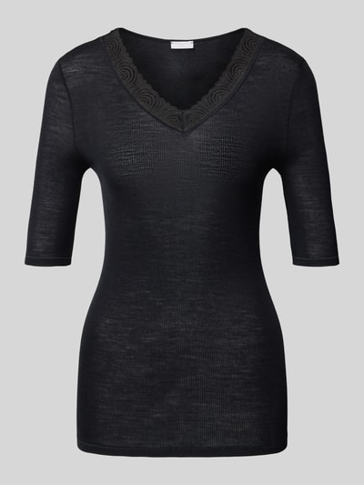 Hanro Shirt met 1/2-mouwen Zwart - 1