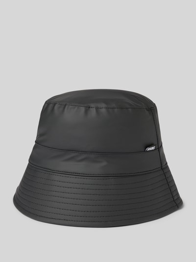 RAINS Bucket Hat in Leder-Optik Black 1