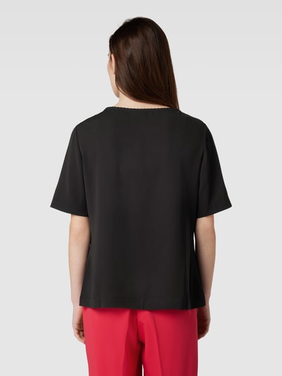 s.Oliver BLACK LABEL Blouseshirt met plooien Zwart - 5