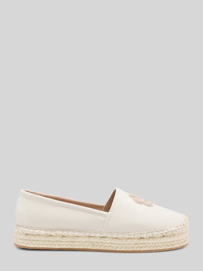 BOSS Espadrilles mit Logo Appliaktion Beige 5