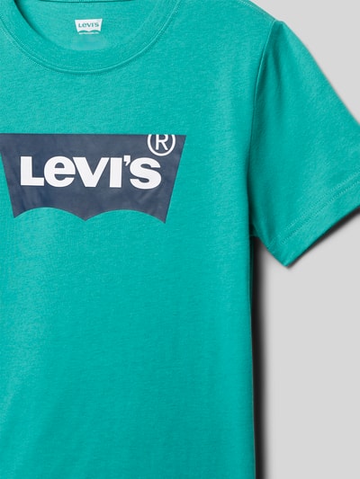 Levi’s® Kids T-Shirt mit Label-Print Lagune 2