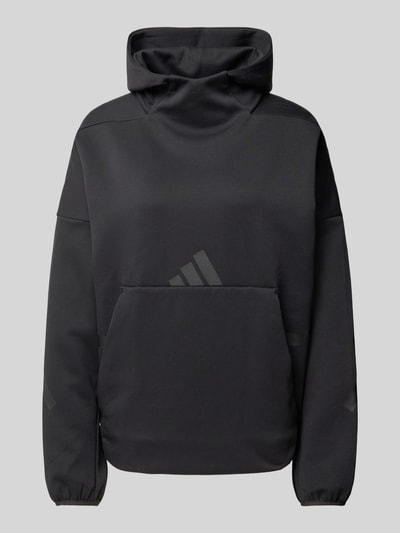 ADIDAS SPORTSWEAR Bluza z kapturem z nadrukiem z logo Czarny 2