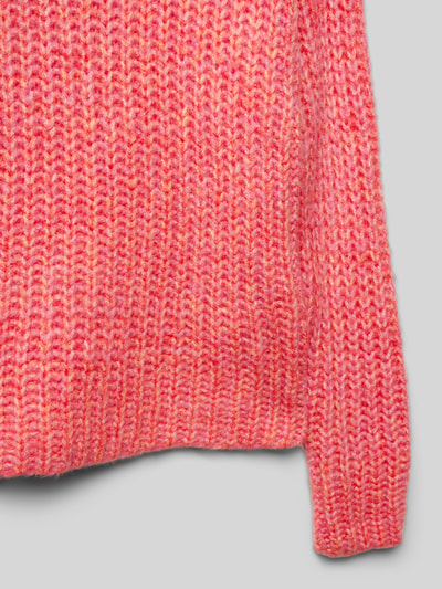 Only Pullover aus Grobstrick Modell 'LONE' Fuchsia 2