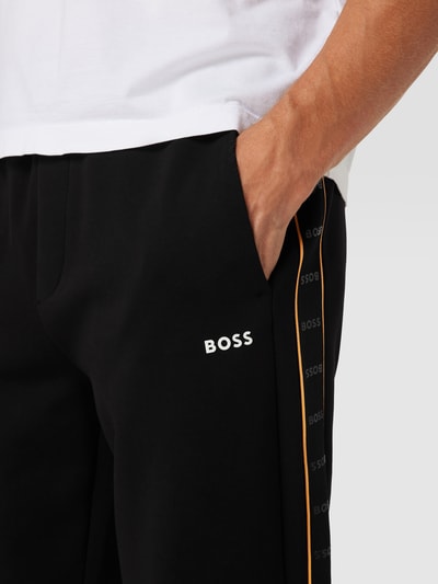 BOSS Green Sweatpants mit Label-Print Modell 'Hadim' Black 3