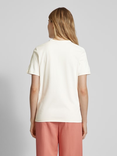 Scotch & Soda T-Shirt mit Label-Print Offwhite 5