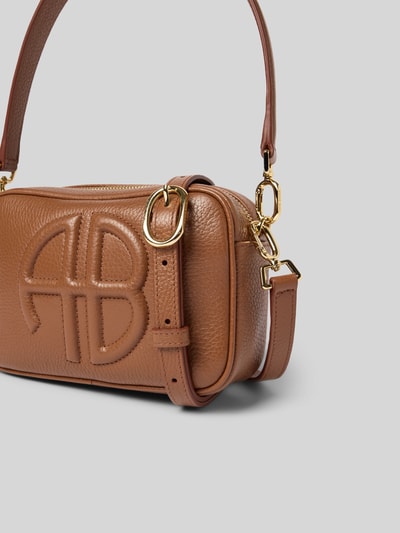 Anine Bing Handtasche mit Label-Detail Cognac 3