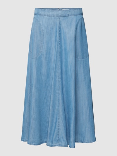 Part Two Midirock in Denim-Optik Jeansblau 2