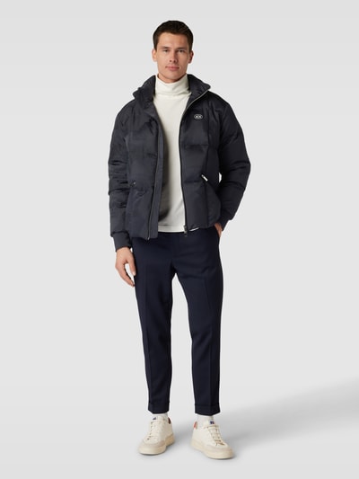 ARMANI EXCHANGE Gewatteerd jack met all-over motief Donkerblauw - 1