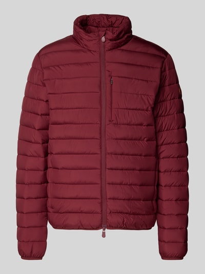 SAVE THE DUCK Kurtka pikowana z zamkiem błyskawicznym dwustronnym model ‘ERION’ Bordowy 2