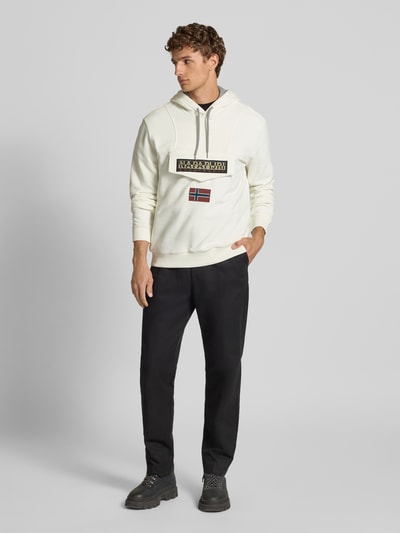 Napapijri Bluza z naszywką z logo model ‘BURGEE WINT’ Biały 1