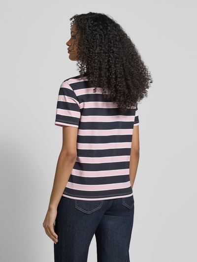 Jake*s Casual T-Shirt aus reiner Baumwolle Pink 5