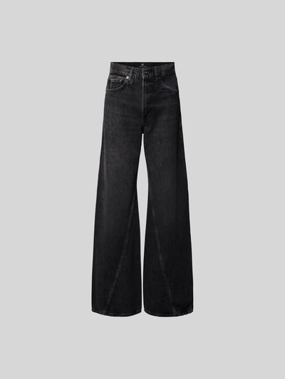 Anine Bing Wide Fit Jeans im 5-Pocket-Design Black 2