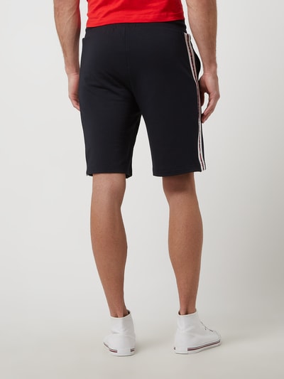 Tommy Hilfiger Sweatshorts met logostrepen  Donkerblauw - 5