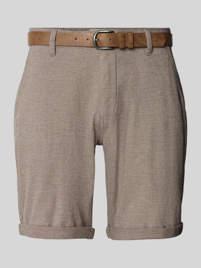 Redefined Rebel Regular Fit Bermudas mit Gesäßtaschen Modell 'NEBRASKA' Beige 2