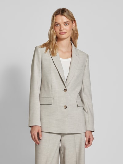 Selected Femme Blazer mit Brustleistentasche Modell 'RITA' Beige Melange 4