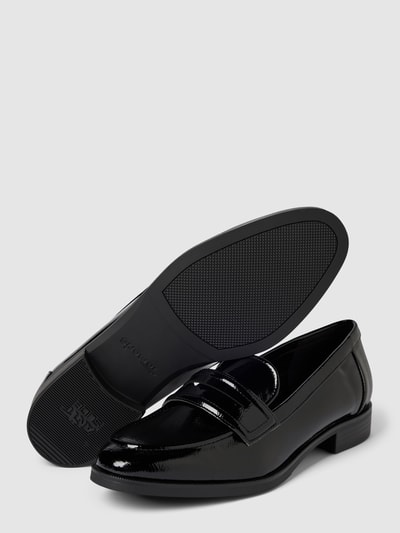 Tamaris Penny-Loafer in Lack-Optik Black 4