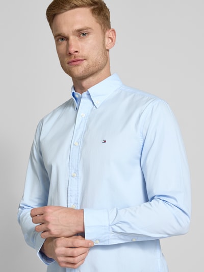 Tommy Hilfiger Freizeithemd mit Knopfleiste Bleu 3