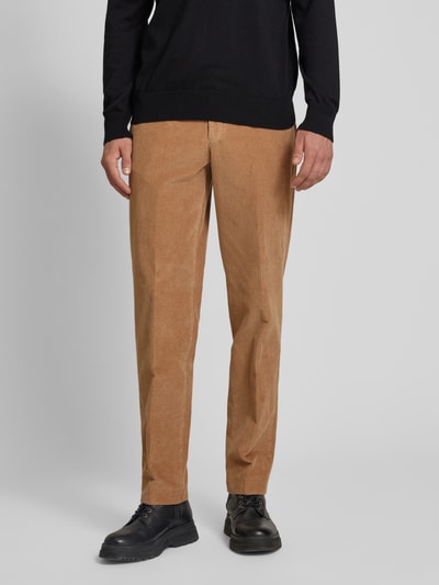 Hiltl Regular fit corduroy broek met riemlussen, model 'PARMA' Kit - 4