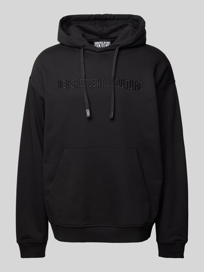 Versace Jeans Couture Hoodie met ribboorden Zwart - 2