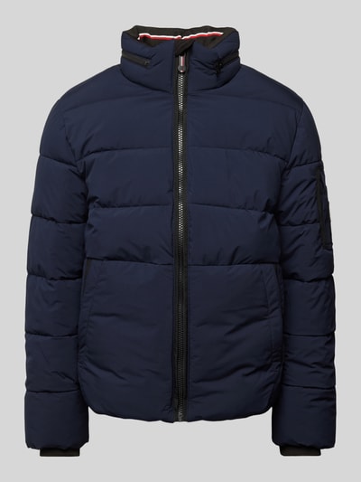 Tom Tailor Gewatteerd jack met opstaande kraag Marineblauw - 1