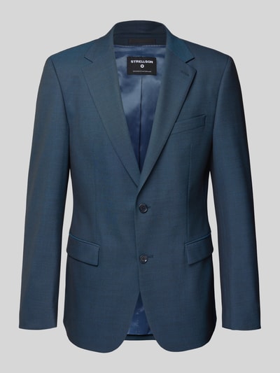 Strellson Marynarka do garnituru o kroju slim fit z dodatkiem wełny model ‘ALZER 3’ Petrol 2