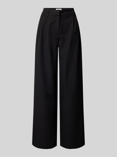 Only Regular fit broek met wijde pijpen, model 'HATTIE' Zwart - 2