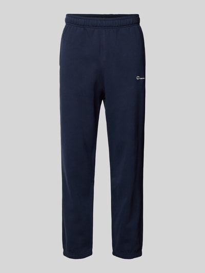 CHAMPION Regular Fit Sweatpants mit Label-Stitching Marine 2