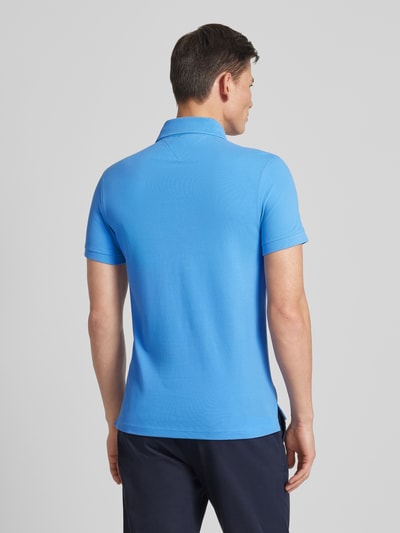 Tommy Hilfiger Slim Fit Poloshirt mit Label-Stitching Aqua 5