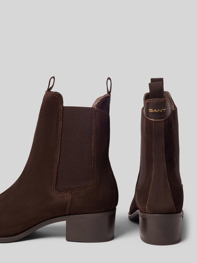 GANT Stiefeletten aus echtem Rindsleder Modell 'St Broomly' Dunkelbraun 2