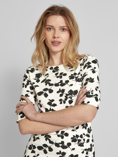 Lauren Ralph Lauren T-shirt met boothals, model 'JUDY' Offwhite - 3