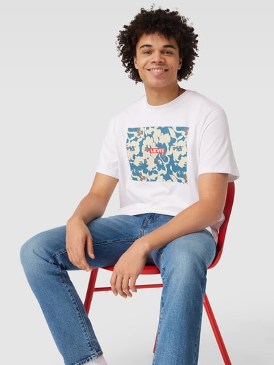 Levi's® T-shirt z czystej bawełny Biały 3