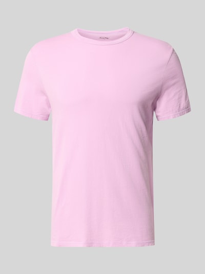 Produktfoto, Regular Fit T-Shirt mit Rundhalsausschnitt Modell 'Devon' von American Vintage, Herren T-Shirt aus Reine Baumwolle in Hellrosa