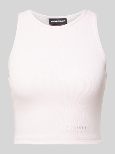 Pegador Korte top met labelstitching, model 'AYLA' Roze - 2