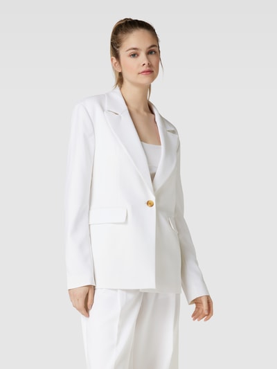 Gina Tricot Blazer aus Material-Mix mit Viskose-Anteil Weiss 4