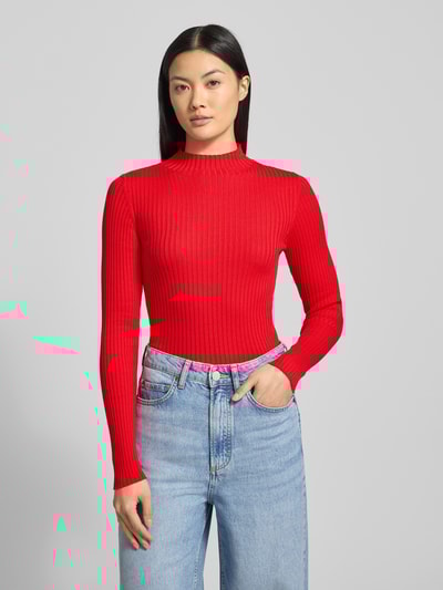 Armedangels Slim fit pullover van puur biologisch katoen, model 'ALAANIA' Rood - 4