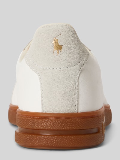 Polo Ralph Lauren Sneaker Low aus Rindsleder mit Logo-Prägung Weiss 4