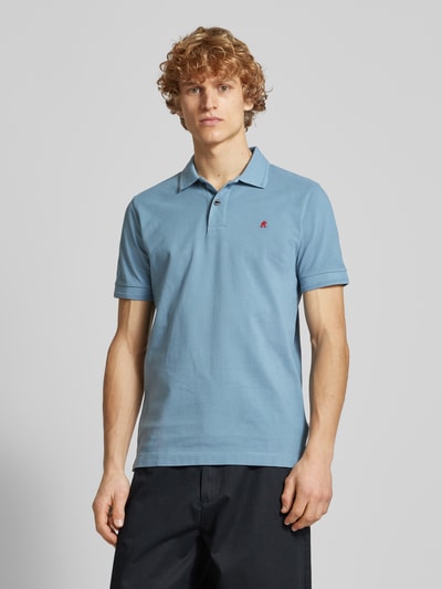 Replay Regular Fit Poloshirt mit Logo-Stitching Royal 4