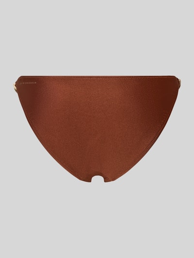 Marc O'Polo Bikinibroekje met houten kralenversiering Middenbruin - 3