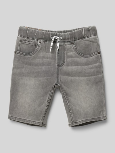 Levi’s® Kids Korte jeans met elastische band Zwart - 1