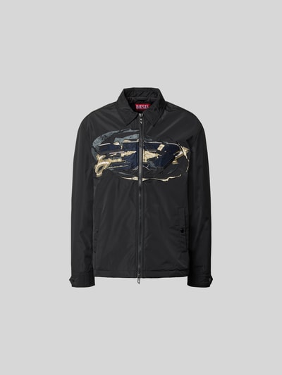 Diesel Jacke mit Reißverschluss Black 2