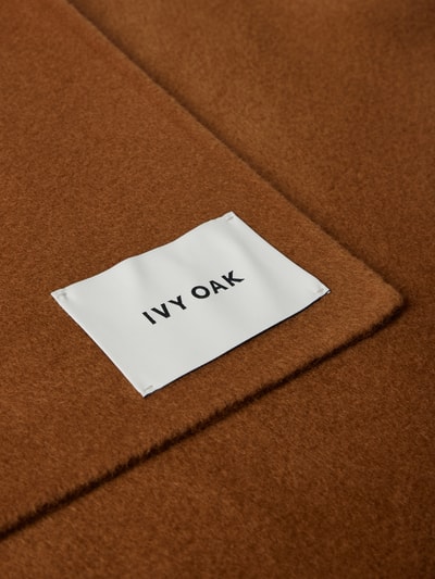 Ivy Oak Sjaal van viscose met labelpatch, model 'AMY' Cognac - 2