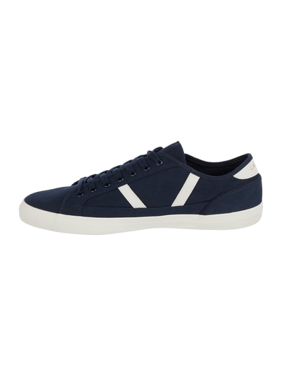 Lacoste Sneaker 'Sideline' aus Canvas und Leder Dunkelblau 4