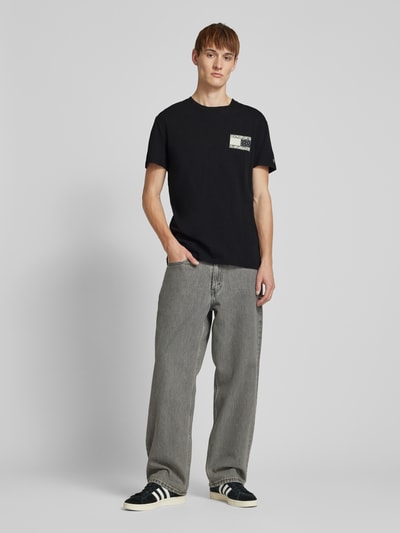 Tommy Jeans Regular fit T-shirt van puur katoen Zwart - 1