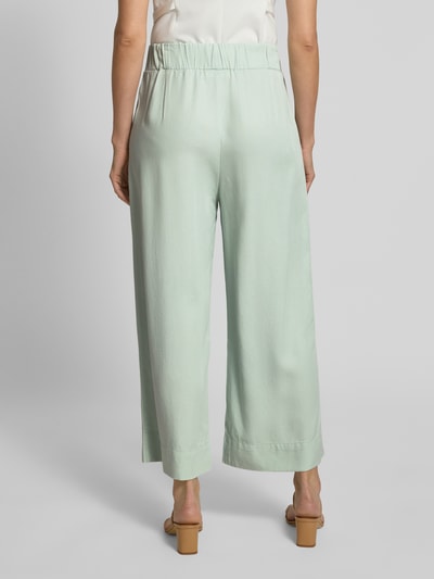 Marc O'Polo Denim Wide leg stoffen broek met verkort model Lichtgroen - 5