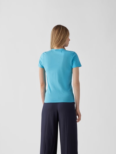 Jacquemus T-Shirt mit Label-Stitching Türkis 5