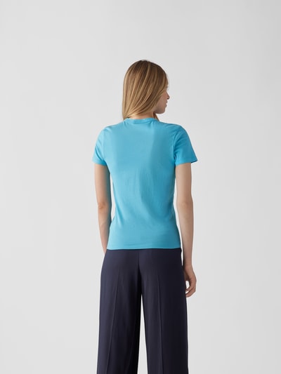 Jacquemus T-Shirt mit Label-Stitching Tuerkis 5